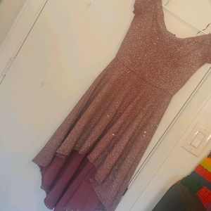 Windsor eggplant purple sparkle dress
